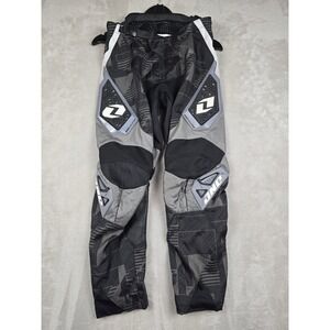 One Industries Carbon Pants Men 28 Black Gray Motocross MX Racing Adjustable